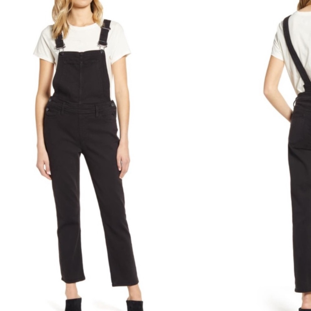Paige black overalls size 29